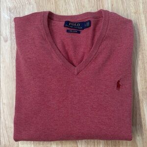 POLO RALPH LAUREN Pima Cotton V Neck Sweater